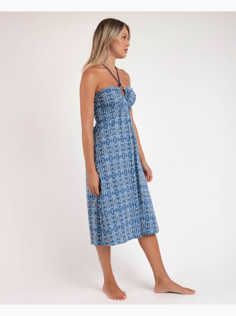 ADMAS Camisola Manga Corta Ibiza Trip para Mujer Azul - Kiabi