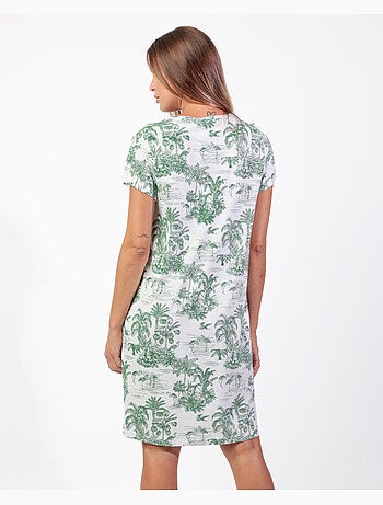 ADMAS Camisola Manga Corta Summer Paradise para Mujer