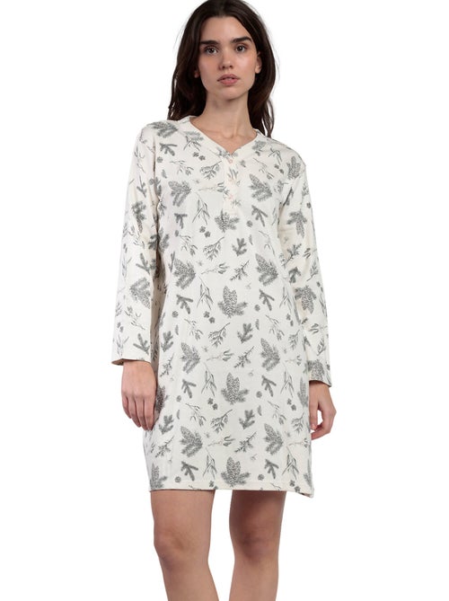 ADMAS Camisola Manga Larga Tapeta Winter Wood para Mujer - Kiabi ADMAS Camisola Manga Larga Tapeta Winter Wood para Mujer - Kiabi