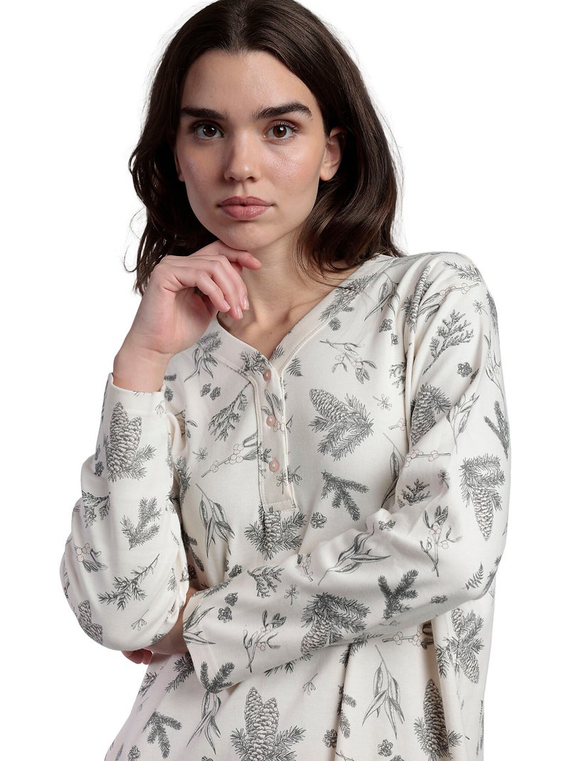 ADMAS Camisola Manga Larga Tapeta Winter Wood para Mujer Gris - Kiabi