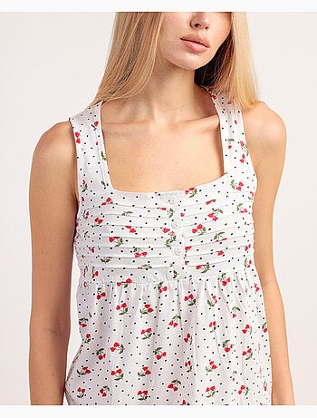 ADMAS Camisola Sin mangas Cherries para Mujer