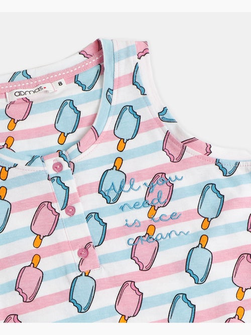 ADMAS Camisola Sin Mangas Ice Cream para Niña - Kiabi