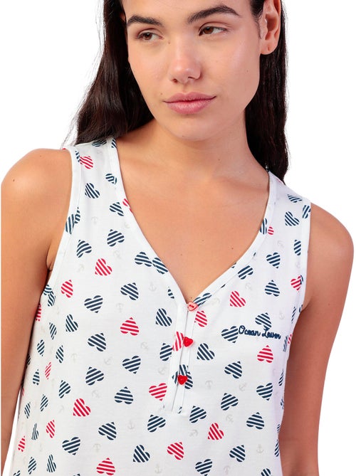 ADMAS Camisola Sin mangas Ocean Lover para Mujer - Kiabi ADMAS Camisola Sin mangas Ocean Lover para Mujer - Kiabi