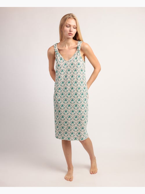 ADMAS Camisola Sin mangas Palm Mosaic para Mujer - Kiabi ADMAS Camisola Sin mangas Palm Mosaic para Mujer - Kiabi
