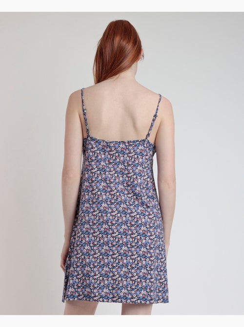 ADMAS Camisola Tirantes Blue And Pink Liberty para Mujer - Kiabi ADMAS Camisola Tirantes Blue And Pink Liberty para Mujer - Kiabi