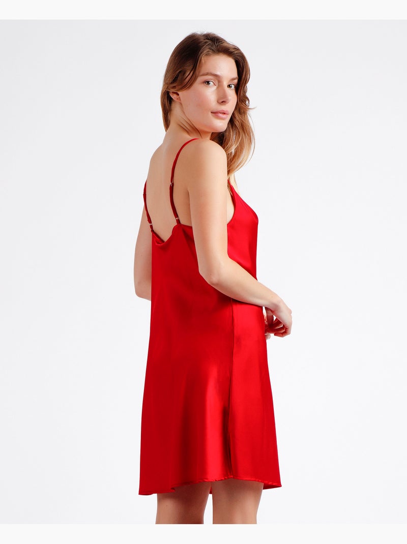 ADMAS Camisola Tirantes Satin Luxe para Mujer Rojo - Kiabi