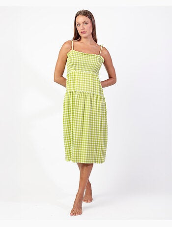ADMAS Camisola Tirantes Vichy Mood para Mujer