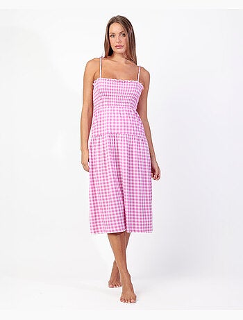 ADMAS Camisola Tirantes Vichy Mood para Mujer