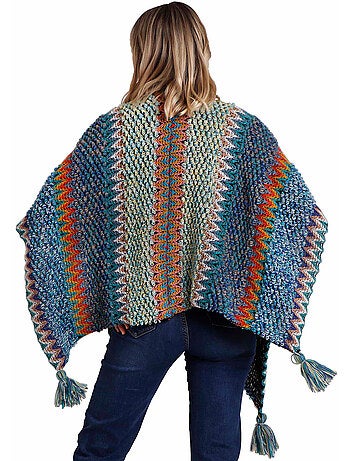 ADMAS Chal de Punto Boho para Mujer