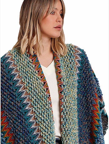 ADMAS Chal de Punto Boho para Mujer