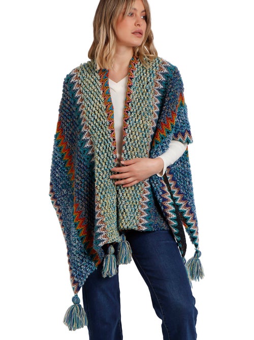 ADMAS Chal de Punto Boho para Mujer - Kiabi