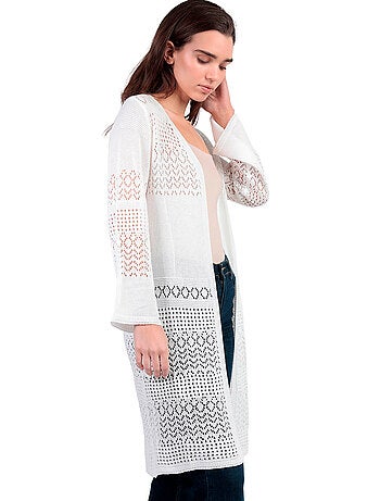ADMAS Chaqueta Crochet para Mujer