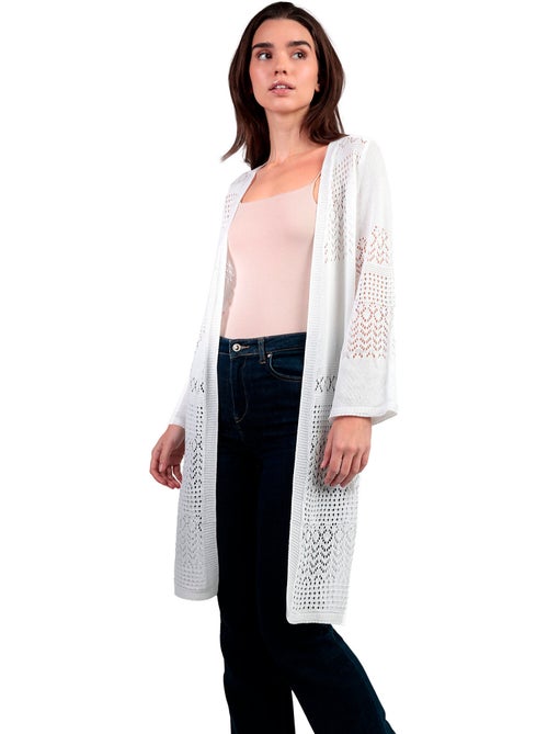 ADMAS Chaqueta Crochet para Mujer - Kiabi