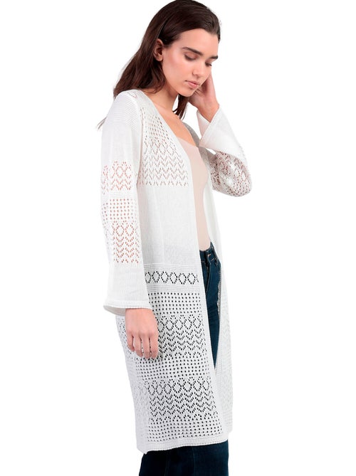 ADMAS Chaqueta Crochet para Mujer - Kiabi