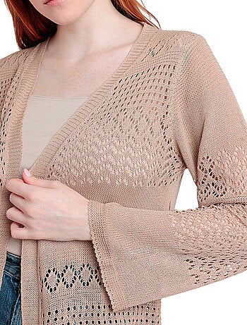 ADMAS Chaqueta Crochet para Mujer