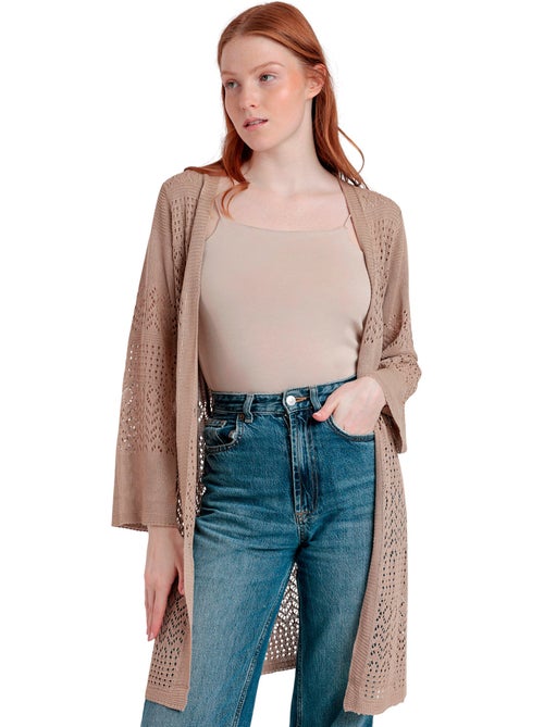 ADMAS Chaqueta Crochet para Mujer - Kiabi