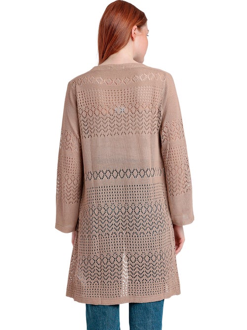 ADMAS Chaqueta Crochet para Mujer - Kiabi