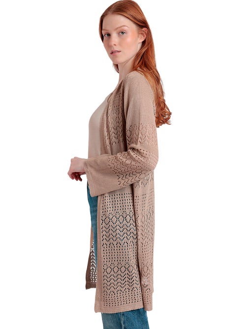 ADMAS Chaqueta Crochet para Mujer - Kiabi