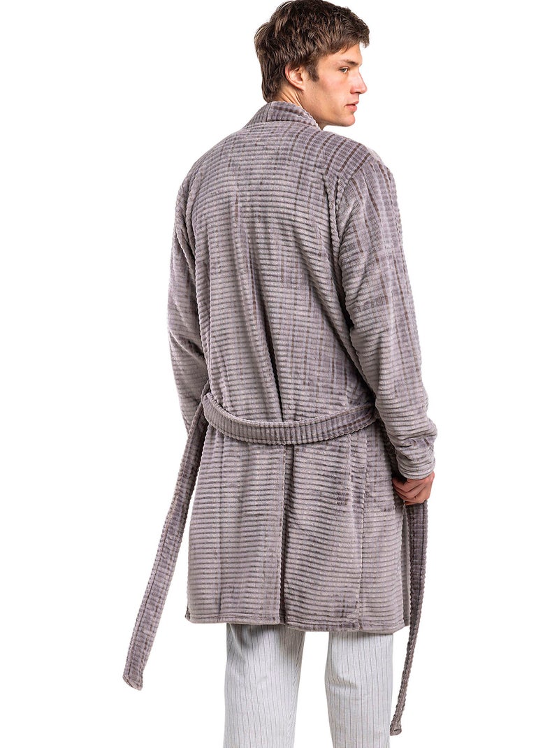 ADMAS CLASSIC Bata Calentita Manga Larga Heritage para Hombre Gris - Kiabi
