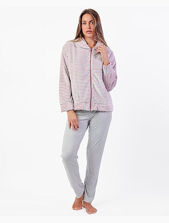 ADMAS CLASSIC Bata Manga Larga Calentita Magic Time para Mujer