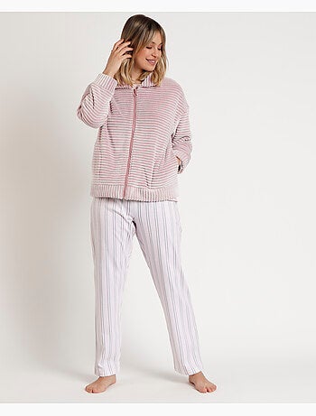 ADMAS CLASSIC Bata Manga Larga Calentita Magic Time para Mujer