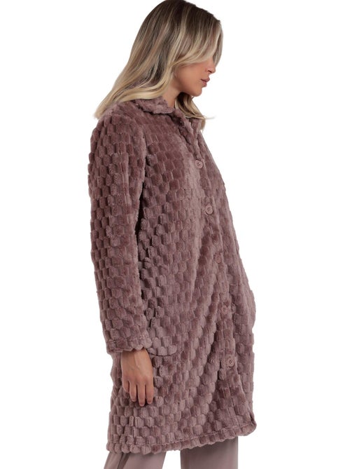 ADMAS CLASSIC Bata Manga Larga Calentita Soft Sleep para Mujer - Kiabi