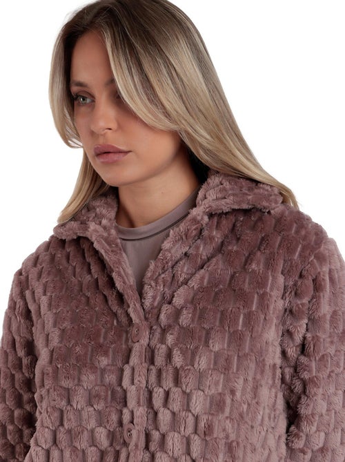 ADMAS CLASSIC Bata Manga Larga Calentita Soft Sleep para Mujer - Kiabi