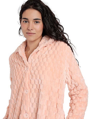 ADMAS CLASSIC Bata Manga Larga Calentita Soft Sleep para Mujer