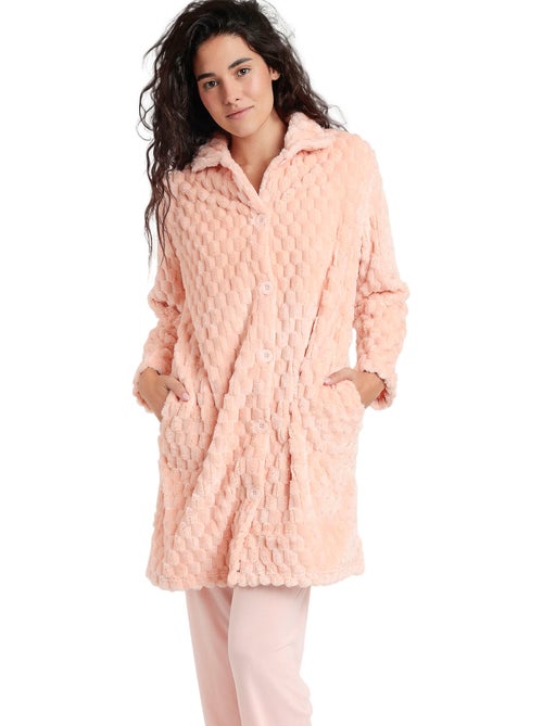 ADMAS CLASSIC Bata Manga Larga Calentita Soft Sleep para Mujer - Kiabi
