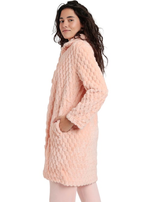 ADMAS CLASSIC Bata Manga Larga Calentita Soft Sleep para Mujer - Kiabi