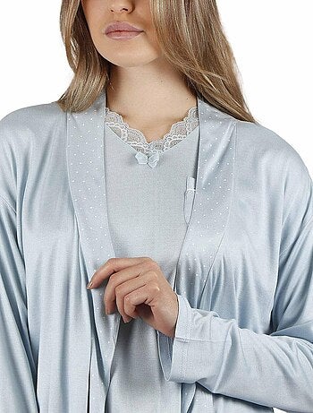 ADMAS CLASSIC Bata Manga Larga Soft Secret para Mujer