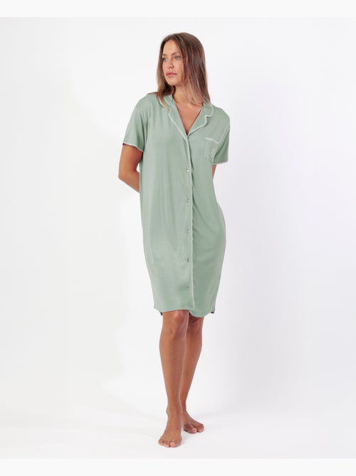 ADMAS CLASSIC Camisola Abierta Manga Corta Classic Summer para Mujer - Kiabi ADMAS CLASSIC Camisola Abierta Manga Corta Classic Summer para Mujer - Kiabi