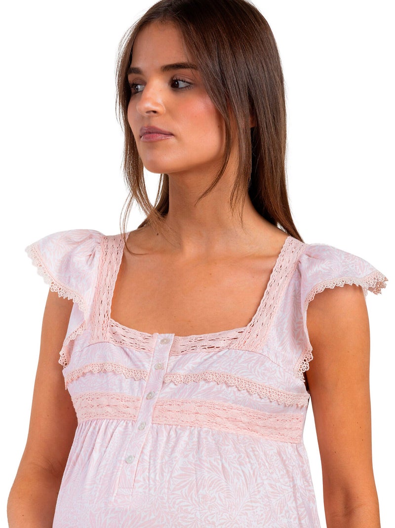 ADMAS CLASSIC Camisola Manga Caída Light Classic para Mujer Rosa - Kiabi
