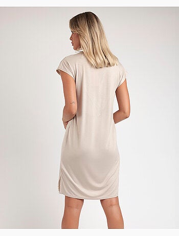 ADMAS CLASSIC Camisola Manga Caída Satin And Guipur para Mujer