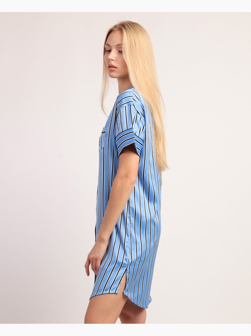 ADMAS CLASSIC Camisola Manga Corta Adm Secret para Mujer Azul - Kiabi