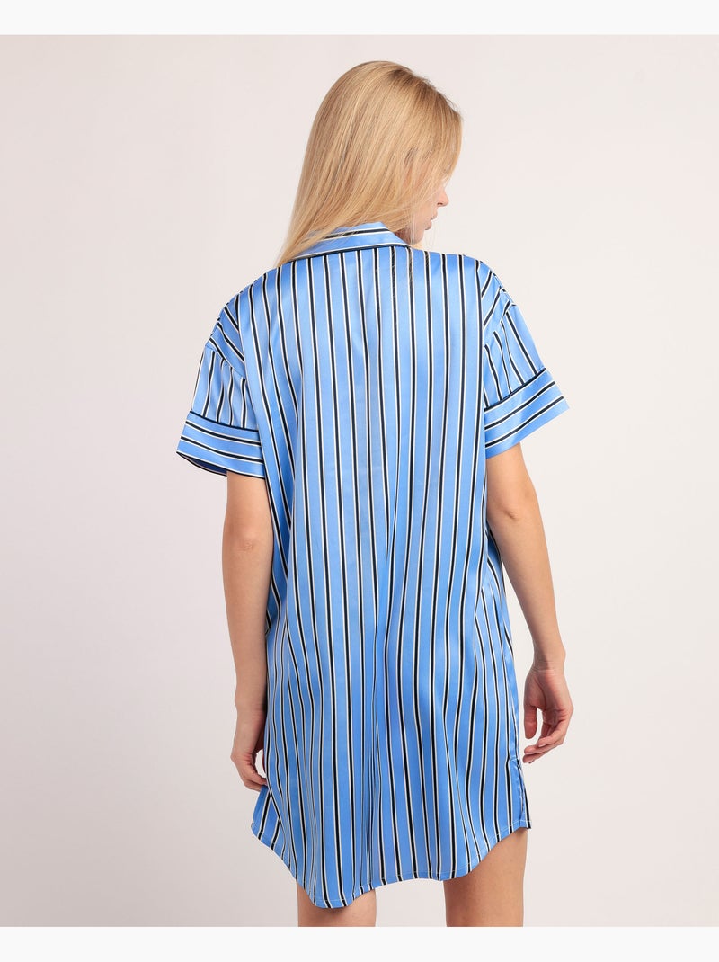 ADMAS CLASSIC Camisola Manga Corta Adm Secret para Mujer Azul - Kiabi