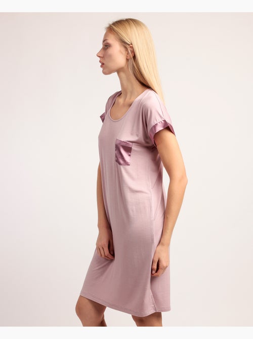 ADMAS CLASSIC Camisola Manga Corta Soft Dreams para Mujer - Kiabi ADMAS CLASSIC Camisola Manga Corta Soft Dreams para Mujer - Kiabi