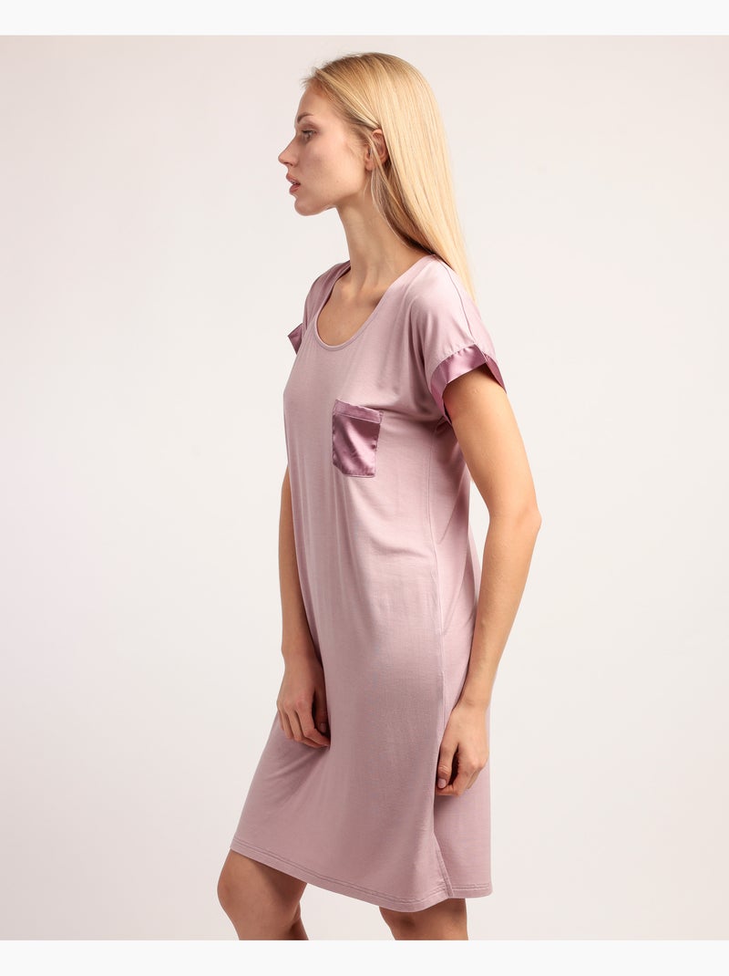 ADMAS CLASSIC Camisola Manga Corta Soft Dreams para Mujer Rosa claro - Kiabi