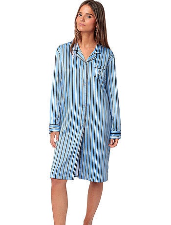 ADMAS CLASSIC Camisola Manga Larga Abierta Satinada Adm Secret para Mujer