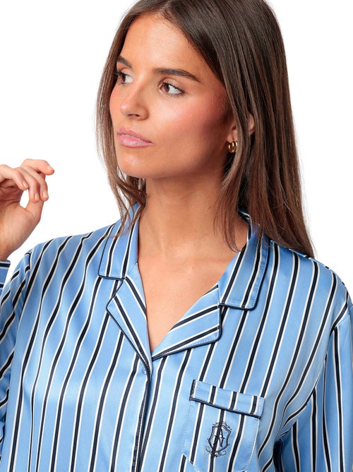 ADMAS CLASSIC Camisola Manga Larga Abierta Satinada Adm Secret para Mujer - Kiabi ADMAS CLASSIC Camisola Manga Larga Abierta Satinada Adm Secret para Mujer - Kiabi