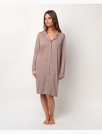 ADMAS CLASSIC Camisola Manga Larga Abierta Soft Sleep para Mujer