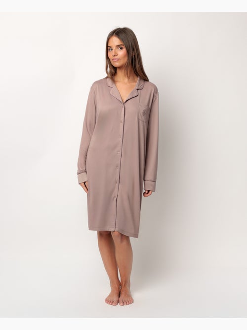 ADMAS CLASSIC Camisola Manga Larga Abierta Soft Sleep para Mujer - Kiabi ADMAS CLASSIC Camisola Manga Larga Abierta Soft Sleep para Mujer - Kiabi