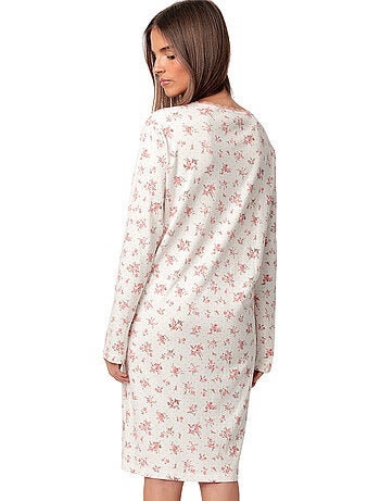 ADMAS CLASSIC Camisola Manga Larga Dots & Flowers para Mujer