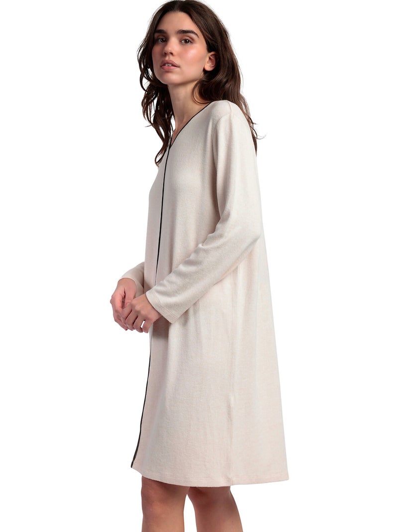 ADMAS CLASSIC Camisola Manga Larga Elegant At Home para Mujer Beige - Kiabi