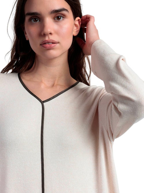 ADMAS CLASSIC Camisola Manga Larga Elegant At Home para Mujer - Kiabi
