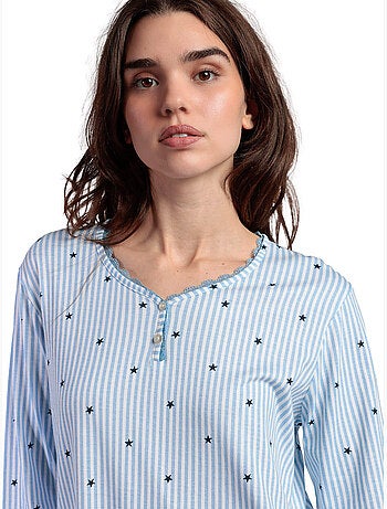 ADMAS CLASSIC Camisola Manga Larga Stripes And Stars para Mujer