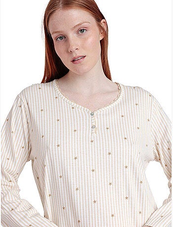 ADMAS CLASSIC Camisola Manga Larga Stripes And Stars para Mujer