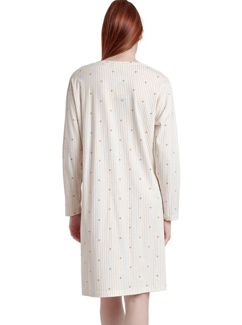 ADMAS CLASSIC Camisola Manga Larga Stripes And Stars para Mujer - Kiabi ADMAS CLASSIC Camisola Manga Larga Stripes And Stars para Mujer - Kiabi
