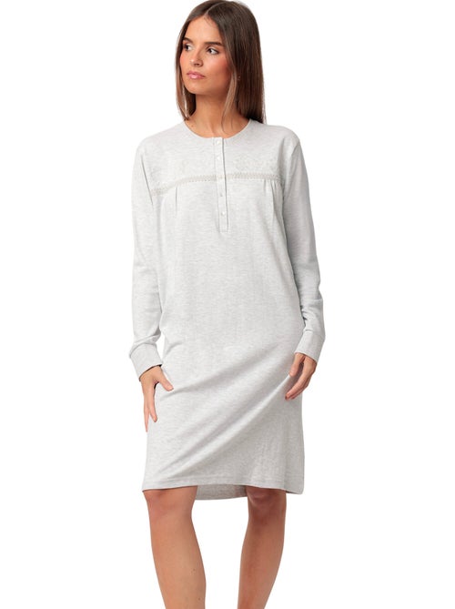 ADMAS CLASSIC Camisola Manga Larga Tapeta Classic Interlock para Mujer - Kiabi ADMAS CLASSIC Camisola Manga Larga Tapeta Classic Interlock para Mujer - Kiabi