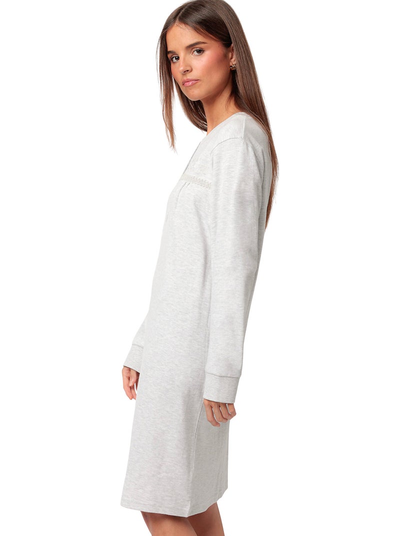 ADMAS CLASSIC Camisola Manga Larga Tapeta Classic Interlock para Mujer Gris - Kiabi